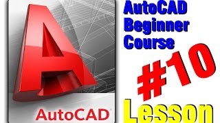 AutoCAD Beginner Course  Working with Linetype and Lineweight Lesson 10 [upl. by Goldia281]