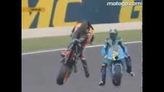 Pedrosa Epic Fail Start Simulation [upl. by Nelav540]