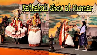 Kathakali dance show at Kalari Kshethra  Munnar  idi praveen prayanam [upl. by King]