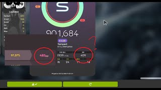 Osu Lazer mania pp test not good ingame pp counter useless [upl. by Clarine]