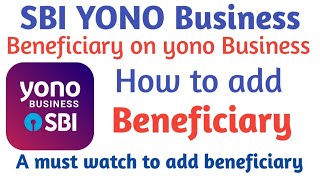 How to add beneficiary on yono business corporate  How to add party  Fund Transfer yono business [upl. by Glen]