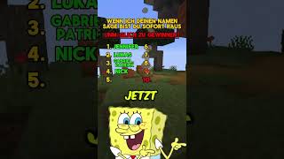 Hab ich deinen Namen erraten❓ spongebobschwammkopf quiz rätsel mindgames [upl. by Smalley618]