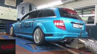 Mercedes C63 AMG Weistec Supercharged Stage 2 680hp amazing exhaust sound [upl. by Aimit]