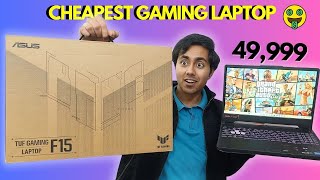 Best Gaming Laptop under 50000 🔥 Asus Tuf F15 RTX 2050 Unboxing amp Review i5 11th Gen  2024 [upl. by Enaelem]