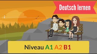 Deutsch lernen Dialog über die Wanderung einfach deutsch lernen [upl. by Volpe906]