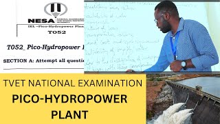 2024 TVET L5 NATIONAL EXAMINATION  RENEWABLE ENERGY  PICOHYDROPOWER PLANT  MARKING GUIDE [upl. by Moclam765]