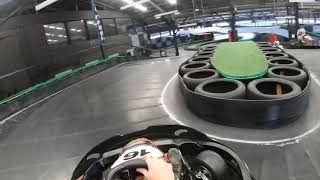 Slideways Go Karting Brisbane  Full race [upl. by Zetnas357]