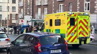 Paramedic Unit 5L20 Responding on Gardiner street middle in Dublin [upl. by Ecirtnas90]