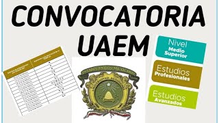 CONVOCATORIA UAEMex 2021  REQUISITOS [upl. by Nomde562]