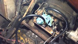 Hyster H40 Forklift Inching Valve Repair and Pressure Check [upl. by Orazal]