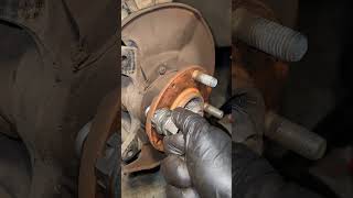 MECHANIC TRICKS AND TIPSWHEEL STUD INSTALLATION automobile automotive shortsvideo shorts short [upl. by Yllehs]