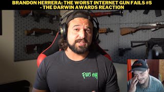 Brandon Herrera The Worst Internet Gun Fails 5  The Darwin Awards Reaction [upl. by Selohcin]