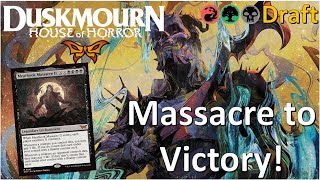 Meathook Massacre my way to Victory  Duskmourn Draft MTG Arena [upl. by Ecnarret]