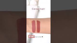 Brown lipstick lipstick beautiful beauty best nykaa shorts [upl. by Vergne]