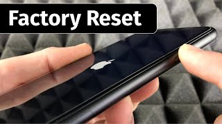 How to Factory Reset iPhone XR  Restore iPhone amp Delete everything [upl. by Atenik]