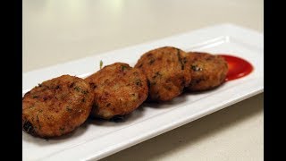 Aloo Ki Tikki  Indian Snacks  Sanjeev Kapoor Khazana [upl. by Gunning684]