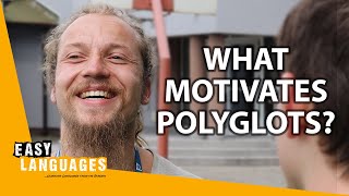 What Motivates Polyglots in 17 Languages  Easy Languages [upl. by Akinej]