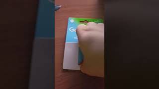 Easy way to scratch off Google play card [upl. by Euqirdor]