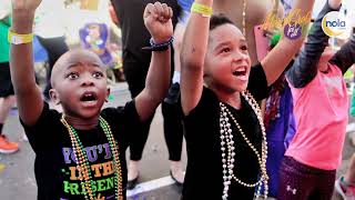 Mardi Gras for All Yall 2022 Family Friendly Parades [upl. by Grannias]