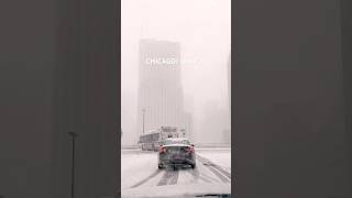 First snowfall of winter 2024 in Chicago  2024 winter illinois snow citycenter chicago [upl. by Aihsoj312]