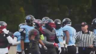 NYC HS Football Grand St Campus vs Erasmus of PSAL Oct 2015 [upl. by Navar647]