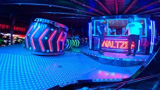 Waltzer Liam Edwards On Ride Nottingham Goose Fair 2024 [upl. by Nuahsyd]