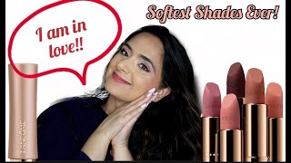 NEW Lancome LAbsolu Rouge Intimatte Lipsticks  AMAZING NEW SHADES [upl. by Bittencourt620]