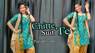 Chitte Suit Te Daag Pe Gaye Punjabi song Dance video Geeta Gaildar World babitashera27 [upl. by Arehc223]