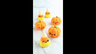 Candy Corn and Pumpkins Chiffon Cake Pops [upl. by Leahcin]