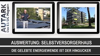 AUSWERTUNG SELBSTVERSORGERWOHNHAUS [upl. by Josler]