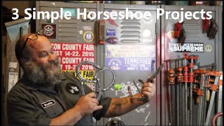 3 Simple Horseshoe Projects [upl. by Atnek986]