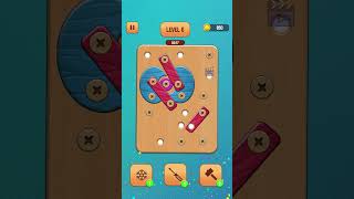 Shape Puzzle Nut amp Bolts Game puzzlegame VulcanTechnology [upl. by Miyasawa]