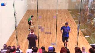 2016 Pan Am Racquetball Championships Mens Singles Final Bredenbeck USA vs De La Rosa Mex [upl. by Uok]