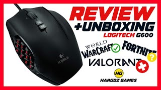 Mouse gamer ▶️ Logitech mmo G600 review español  unboxing 2020  sirve para FPS 🤔 [upl. by Massiw]