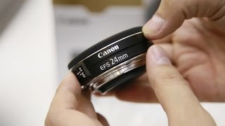 Canon EFS 24mm f28 STM Pancake lens review with samples [upl. by Sorazal243]