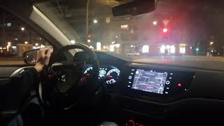 Miles Carsharing Berlin night drive POV VW POLO [upl. by Adnohsat]