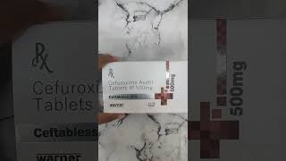 Ceftabless500 TabletCefuroxime Axetil Tablet IP 500 Mgmedicine with swaraj [upl. by Odette985]