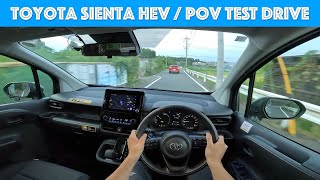 2023 Toyota SIENTA HEV  Test Drive  POV with Binaural Audio [upl. by Murat406]