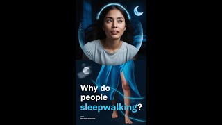 quotWhy Do People Sleepwalk  The sleepscience fyp viral shorts brainfacts asmr psychologyquot [upl. by Mcnalley]