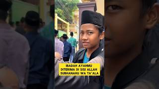 momen sedih ketika santri mendapat kabar ayah nya sudah pergi untuk selamanya‼️sedih nangis ayah [upl. by Refinnaej]