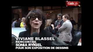 Viviane Blassel visite lexposition Sonia Rykiel [upl. by Jory]