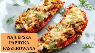 🫑 Papryka faszerowana mięsem mielonym ryżem i pieczarkami 🌶 [upl. by Ahearn]