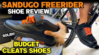 SANDUGO FREERIDER MTB SHOES REVIEW  BEST BUDGET SPD CLEATS SHOES [upl. by Rosenwald]