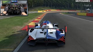 Automobilista 2  BMW M Hybrid V8 at at SpaFrancorchamps 2022  Moza DD R9 Gameplay [upl. by Wilcox855]