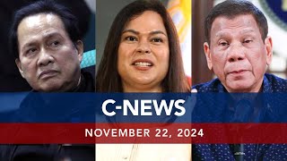 UNTV CNEWS  November 22 2024 [upl. by Ylerebmik]