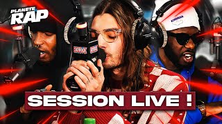 SESSION LIVE avec Lujipeka Captaine Roshi amp Yaro  PlanèteRap [upl. by Ahseek]