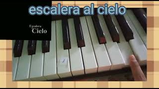 como tocar en 🎹piano la canción de escalera al cielo facil🤗 [upl. by Uno]