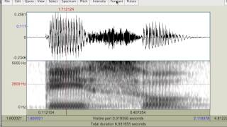 Measuring vowel formants [upl. by Elkraps]