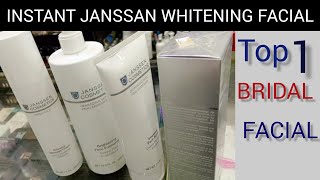 Best Janssen skin whitening facial kit Bridal facial review دنیا کا بہترین فیشل جینسن [upl. by Nedia294]