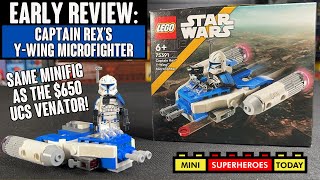 EARLY REVIEW LEGO Star Wars Captain Rexs YWing Microfighter Set 75391 [upl. by Varden966]